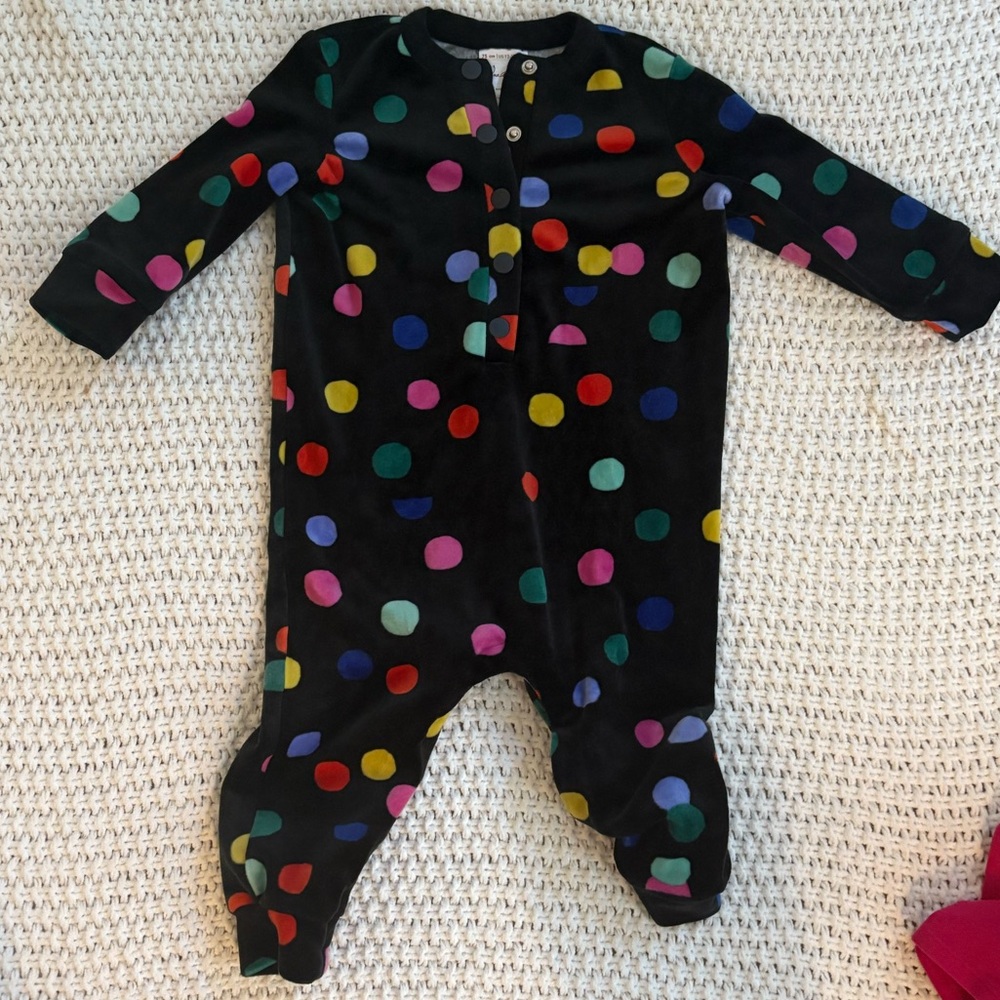 🎉 Hanna Andersson Fleece Footless Romper – 12–18 Months (75 cm)